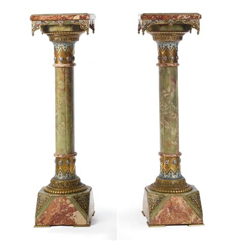ceramic table pedestals
